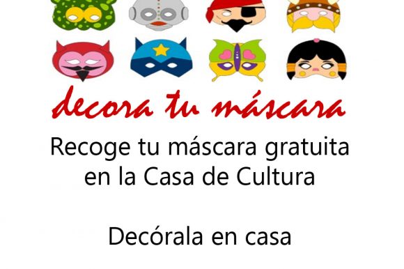 Carnaval virtual, decora tu máscara