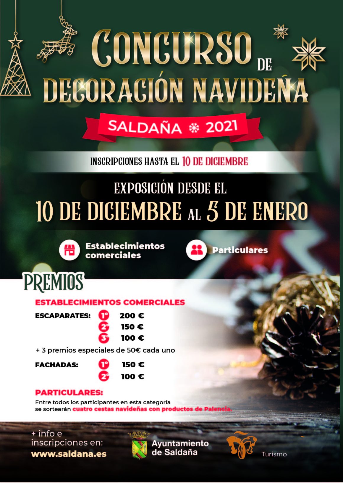 Bases concurso decoración navideña 2021